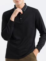 polo衫訂製春秋高端汽車顧問長袖工裝褲4S店展示翻領t卹工裝褲刺繡：圖片 4