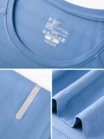 夏季快乾t卹訂製工裝褲男士短袖運動戶外馬拉松跑步活動冰絲文化衫：圖片 4