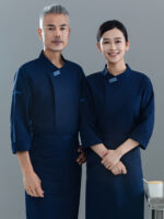 高端長袖廚師工裝褲，男士秋冬餐飲廚房，酒店餐廳，西餐廳，後廚制服，定制：圖片 4