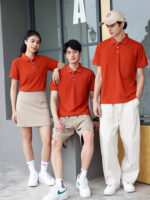 工作服訂製印花標誌、夏季翻領T卹、廣告、團體裝、企業文化、馬球衫、訂製工裝褲：圖片 3