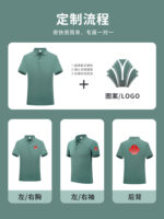 快乾t卹訂製工裝褲印花標誌夏季冰絲馬球衫公司活動團體制服訂製工裝服：圖片 2