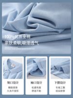 棉質工裝褲T卹訂製印花標誌企業翻領工裝褲短袖男隊服飾文化馬球衫：圖片 5