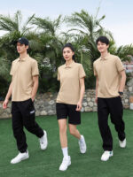 夏季短袖工裝褲T卹、訂製標誌、企業文化襯衫、團體服飾、翻領馬球衫、工裝褲上衣：圖片 5