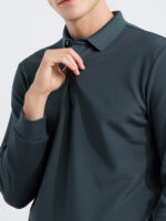 高端長袖馬球衫、訂製工裝褲、T卹、春秋冬、4S店、團體工作服、汽車企業印刷標誌：圖片 5