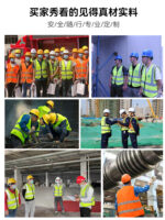 網眼反光安全背心訂製印花標誌夏季施工現場工人施工背心替代駕駛反光服：圖片 3