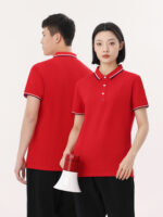 工作服POLO衫訂製印花標誌刺繡夏季短袖t卹活動公司團體制服工作服定制：圖片 3