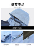 夾克工裝褲、男士春秋秋冬耐磨、機電工程、汽車維修車間、工廠勞動保護服、工裝定制：圖片 4